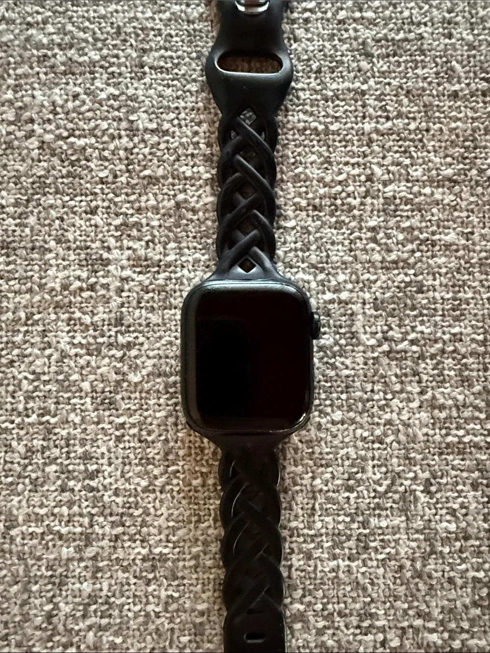 Apple Watch Series 7 with Black Braided Sport Band